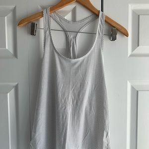 White Lululemon tank